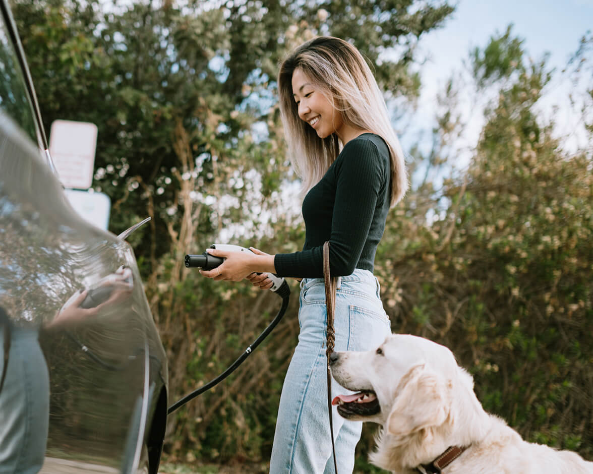 Electric vehicles and charging stations